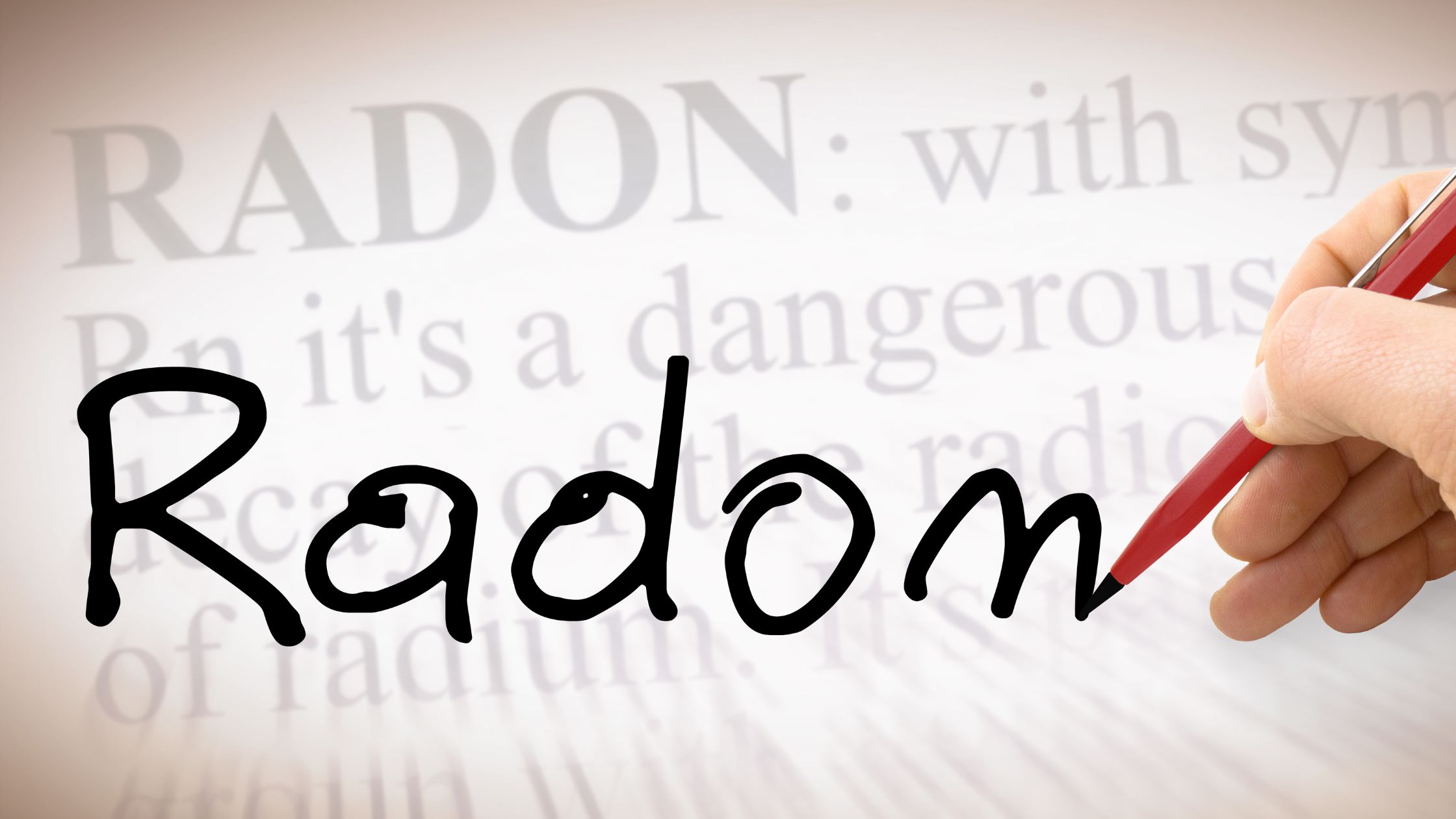 Radon is an invisible, odorless radioactive gas that builds up indoors
