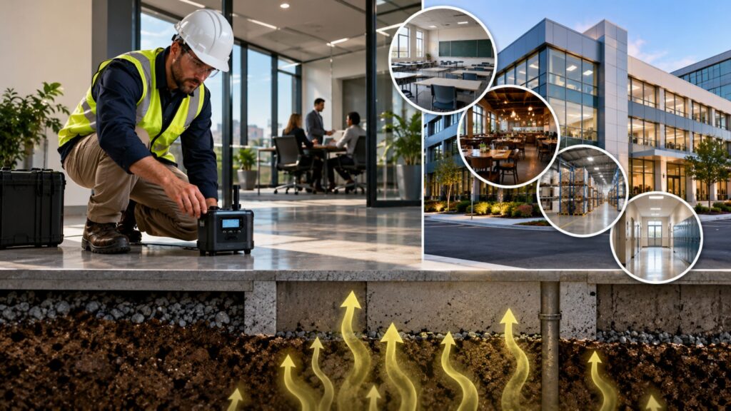 Commercial radon testing assessment